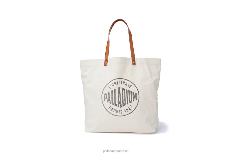 Palladium Unisex ROUND LOGO TOTE BAG 2868N325 Bags IVORY