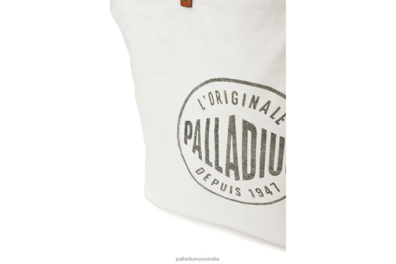 Palladium Unisex ROUND LOGO TOTE BAG 2868N325 Bags IVORY