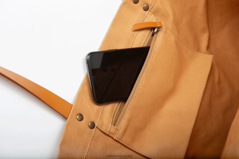 Palladium Unisex ROUND LOGO TOTE BAG 2868N326 Bags CAMEL