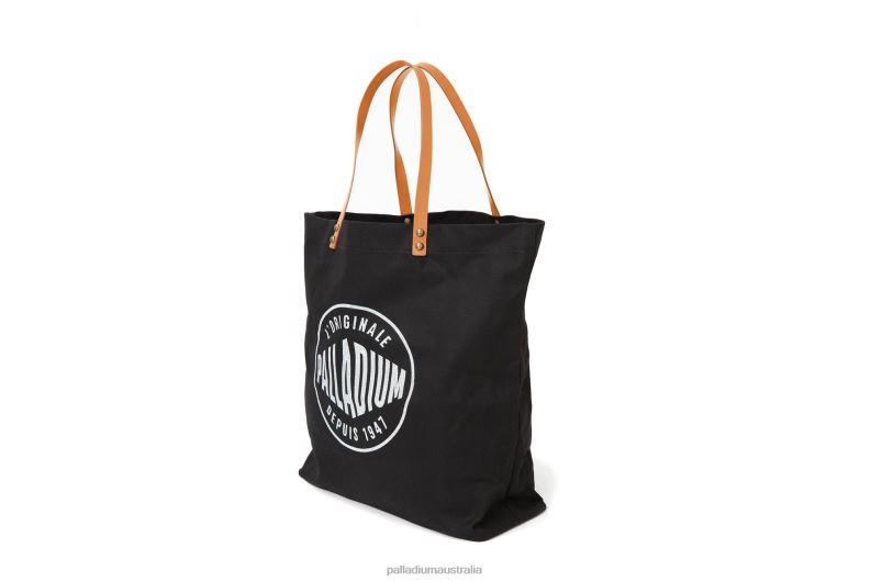 Palladium Unisex ROUND LOGO TOTE BAG 2868N327 Bags BLACK