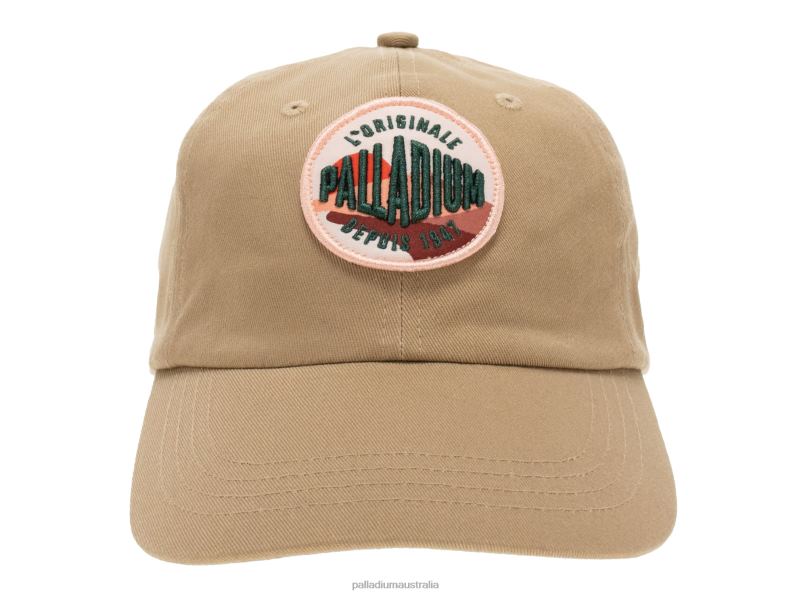 Palladium Unisex OASIS PATCHES CAP 2868N334 Hats BEIGE
