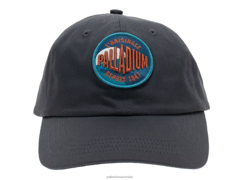 Palladium Unisex OASIS PATCHES CAP 2868N335 Hats DARK GREY
