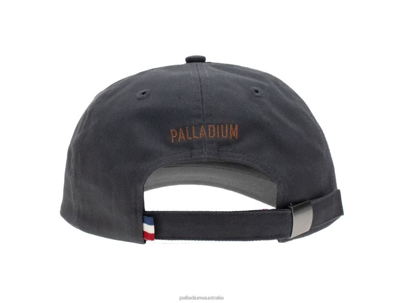 Palladium Unisex OASIS PATCHES CAP 2868N335 Hats DARK GREY