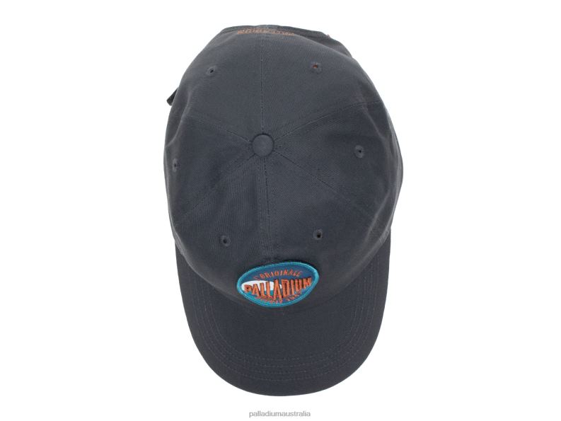 Palladium Unisex OASIS PATCHES CAP 2868N335 Hats DARK GREY