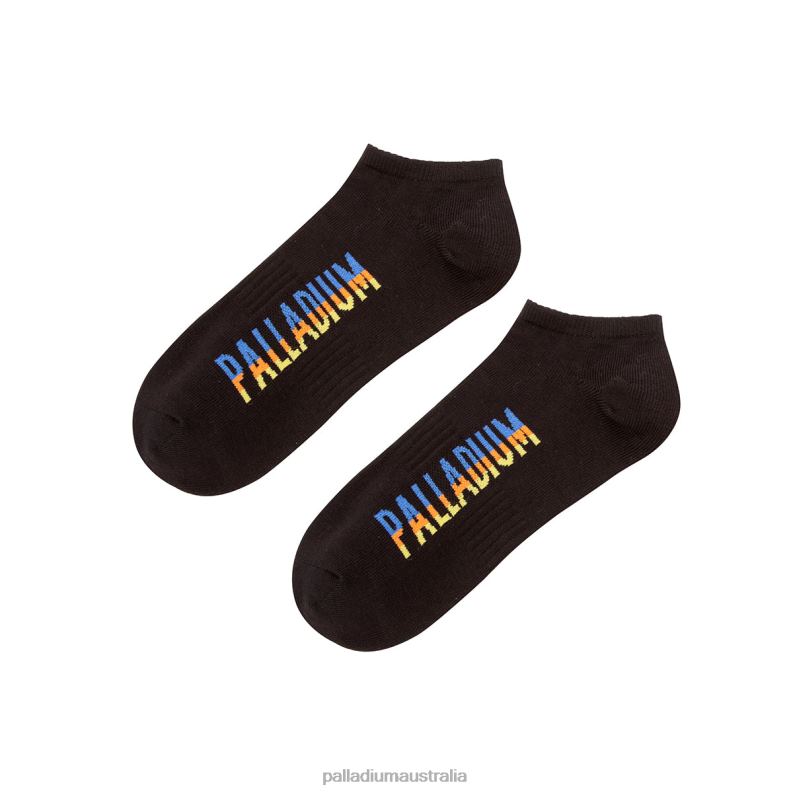 Palladium Unisex ANGLE SOCKS RAINBOW PACK 2868N337 Socks ACIDLIME/STARWHITE/BLACK