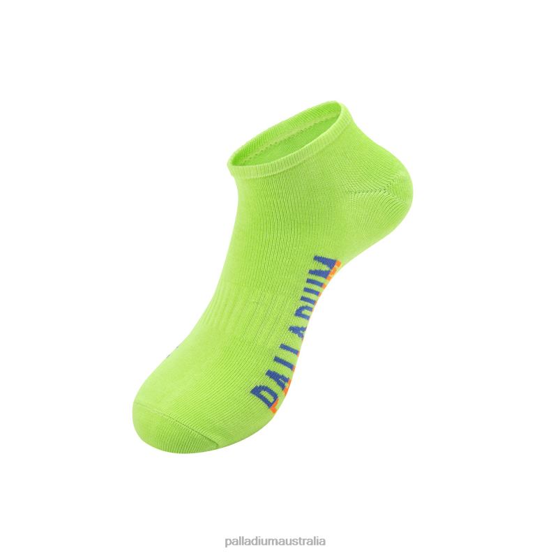 Palladium Unisex ANGLE SOCKS RAINBOW PACK 2868N337 Socks ACIDLIME/STARWHITE/BLACK