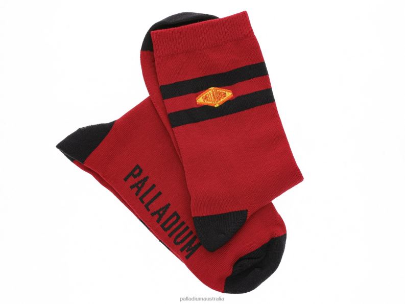 Palladium Unisex CNY HI SOCKS 2868N341 Socks SALSA