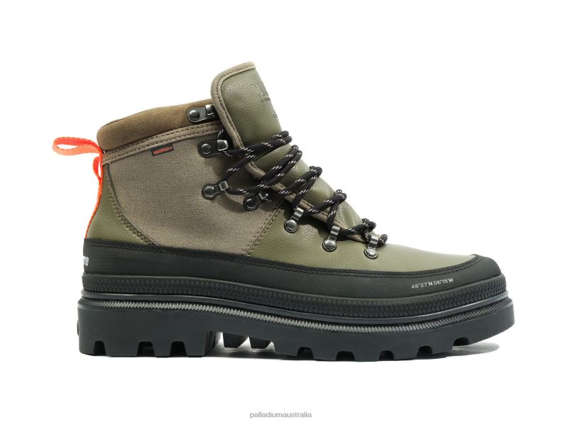 Palladium Unisex PALLATROOPER HIKER WPPLUS 2868N20 Boots OLIVE NIGHT