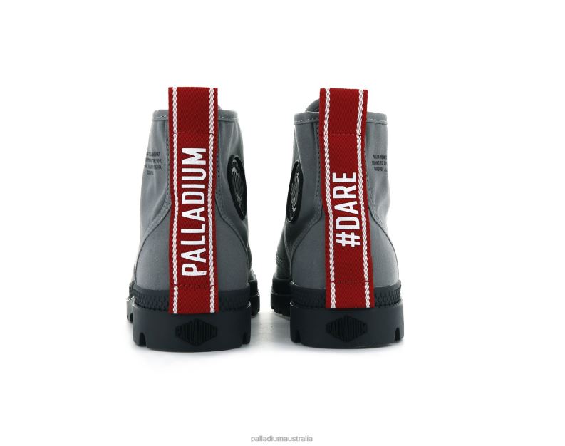 Palladium Unisex PAMPA HI DARE 2868N99 Boots TITANIUM