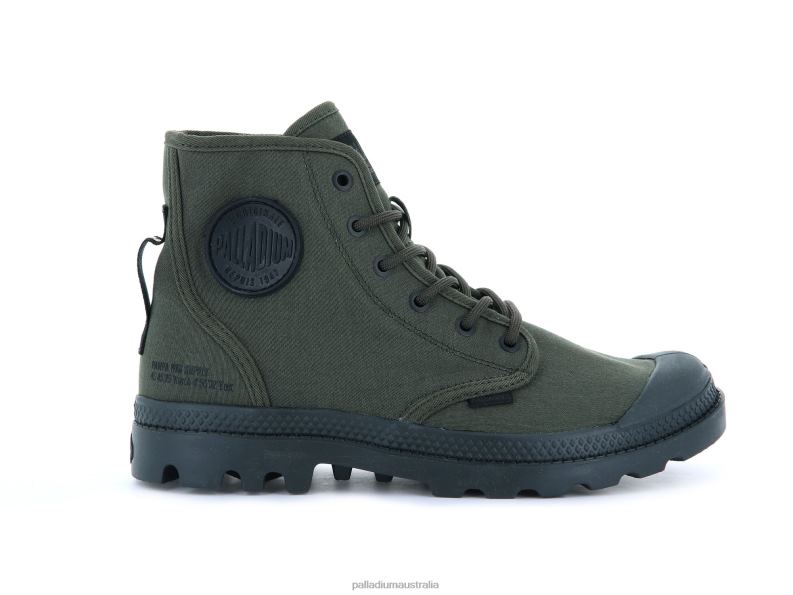 Palladium Unisex PAMPA HI HTG SUPPLY 2868N66 Boots OLIVE NIGHT