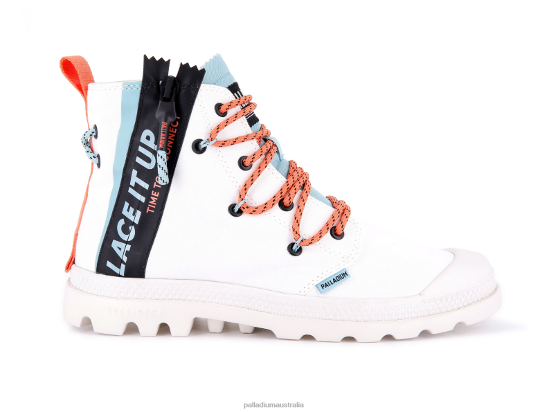 Palladium Unisex PAMPA LITE LACE IT 2868N42 Boots STAR WHITE