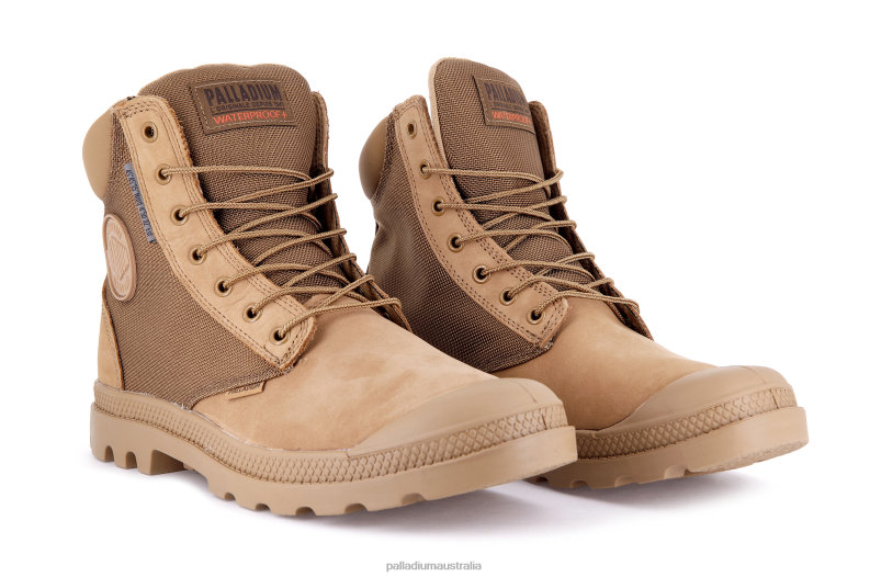 Palladium Unisex PAMPA SC WPN U-S 2868N126 Boots DEAR BROWN