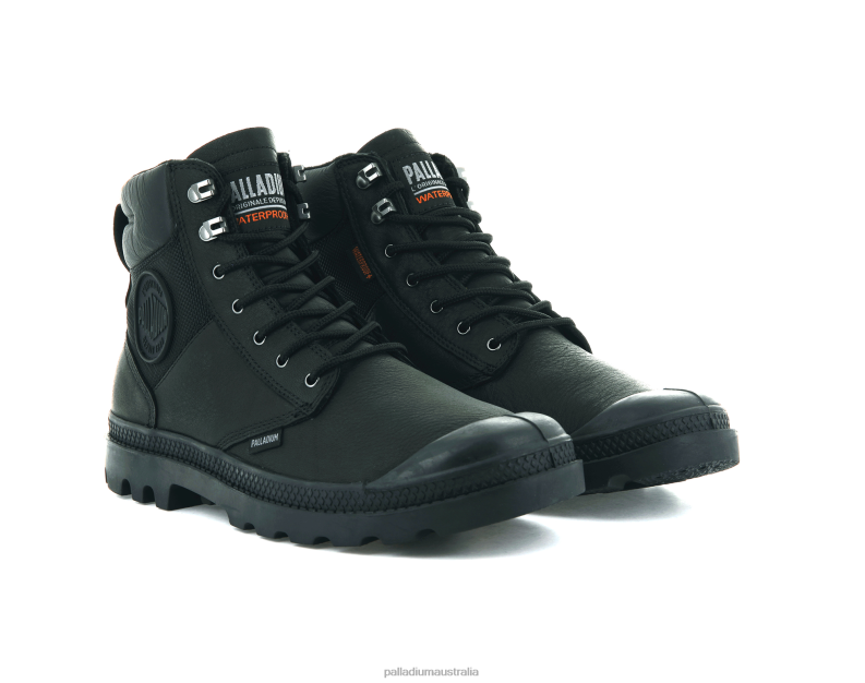 Palladium Unisex PAMPA SHIELD WPPLUS LTH 2868N100 Boots BLACK