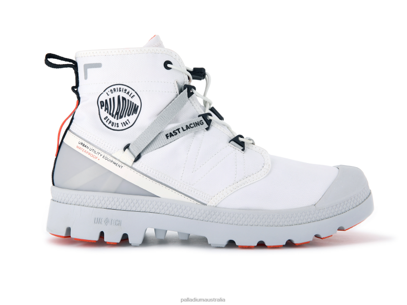 Palladium Unisex PAMPA TRAVEL LITEPLUS WATERPROOF 2868N73 Boots STAR WHITE