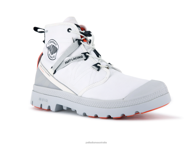Palladium Unisex PAMPA TRAVEL LITEPLUS WATERPROOF 2868N73 Boots STAR WHITE