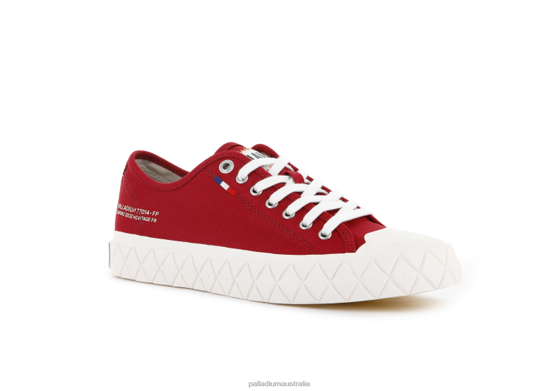 Palladium Unisex PALLA ACE CANVAS 2868N182 Shoes RED SALSA