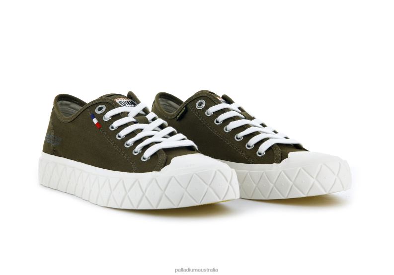 Palladium Unisex PALLA ACE CANVAS 2868N185 Shoes OLIVE