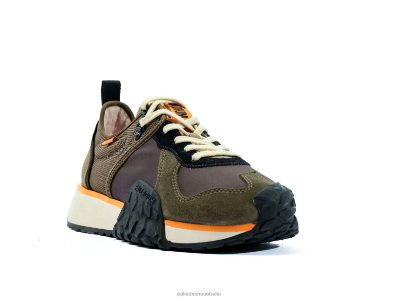 Palladium Unisex TROOP RUNNER 2868N161 Shoes OLIVE NIGHT/BLACK