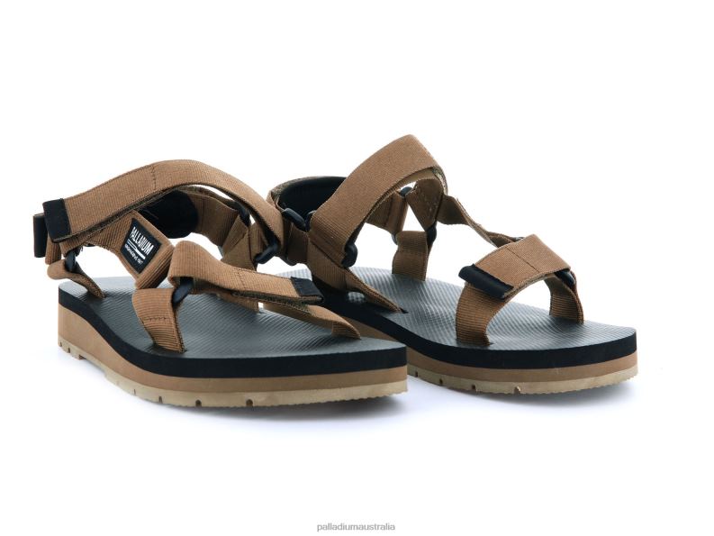 Palladium Unisex OUTDOORSY URBANITY 2868N214 Slides OLIVE