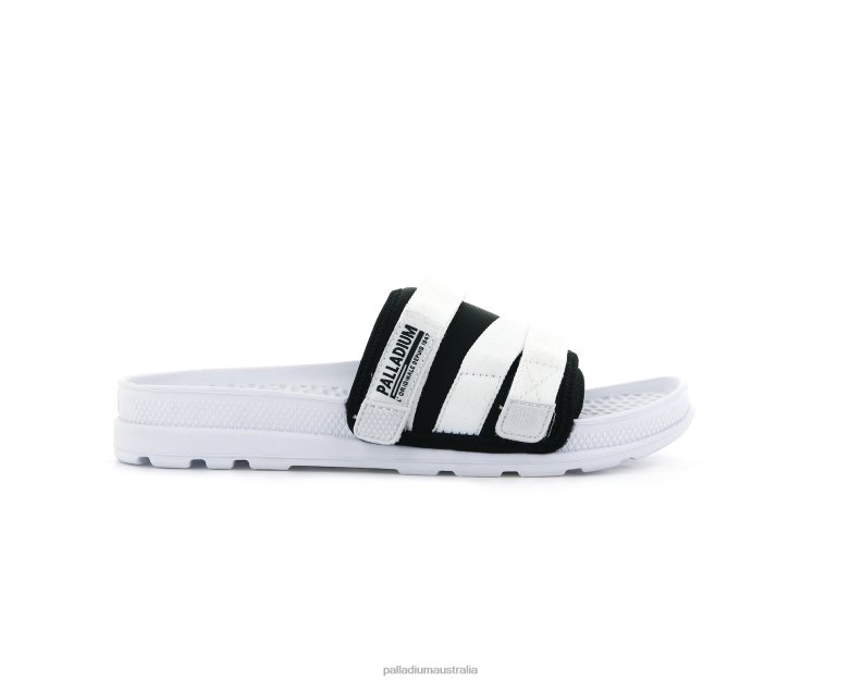 Palladium Unisex SOLEA SLIDE 2868N211 Slides WHITE/BLACK