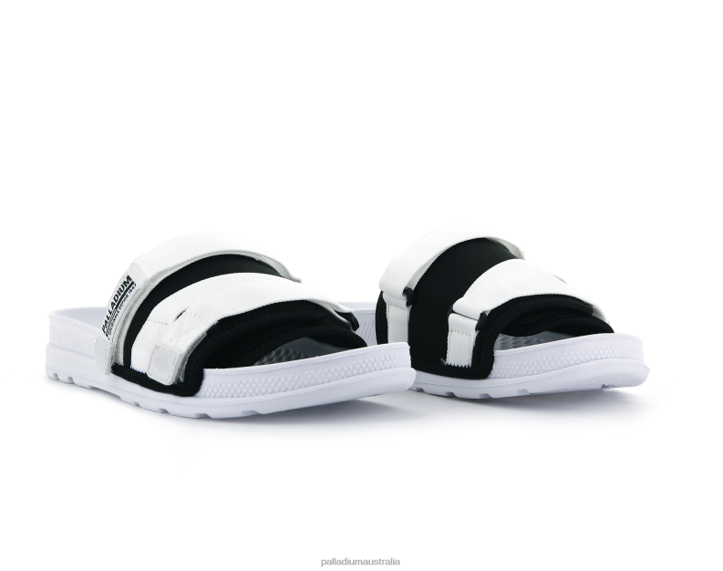 Palladium Unisex SOLEA SLIDE 2868N211 Slides WHITE/BLACK