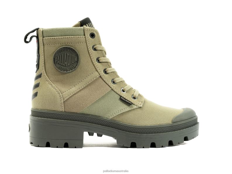 Palladium Women PALLABASE HI ARMY 2868N216 Boots VETIVER