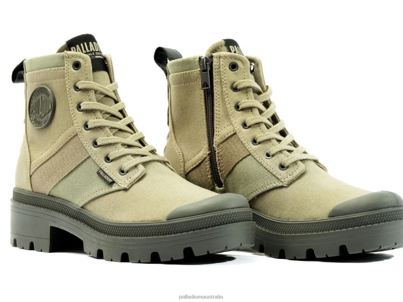 Palladium Women PALLABASE HI ARMY 2868N216 Boots VETIVER
