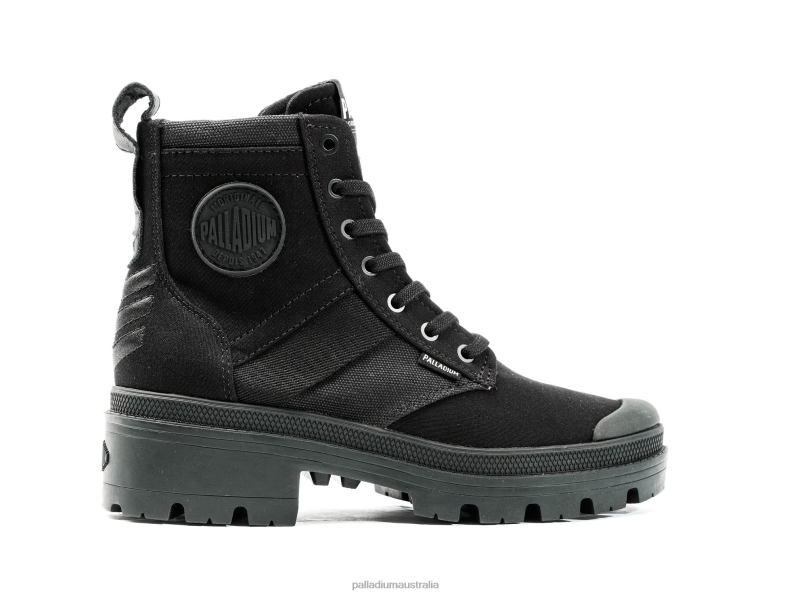 Palladium Women PALLABASE HI ARMY 2868N218 Boots BLACK