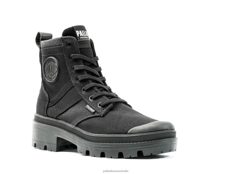 Palladium Women PALLABASE HI ARMY 2868N218 Boots BLACK