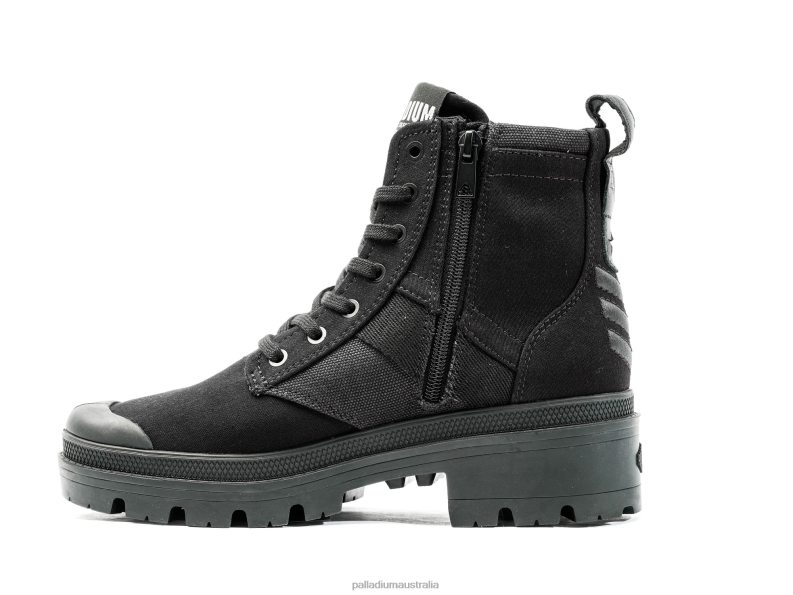 Palladium Women PALLABASE HI ARMY 2868N218 Boots BLACK