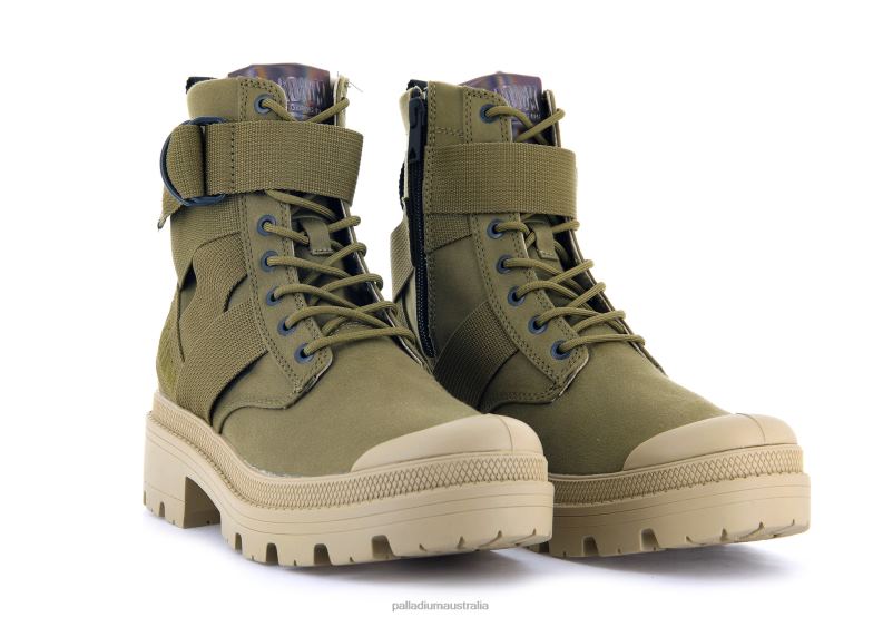 Palladium Women PALLABASE TACT S TX 2868N252 Boots OLIVE