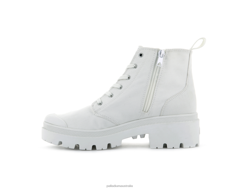 Palladium Women PALLABASE TWILL 2868N260 Boots STAR WHITE