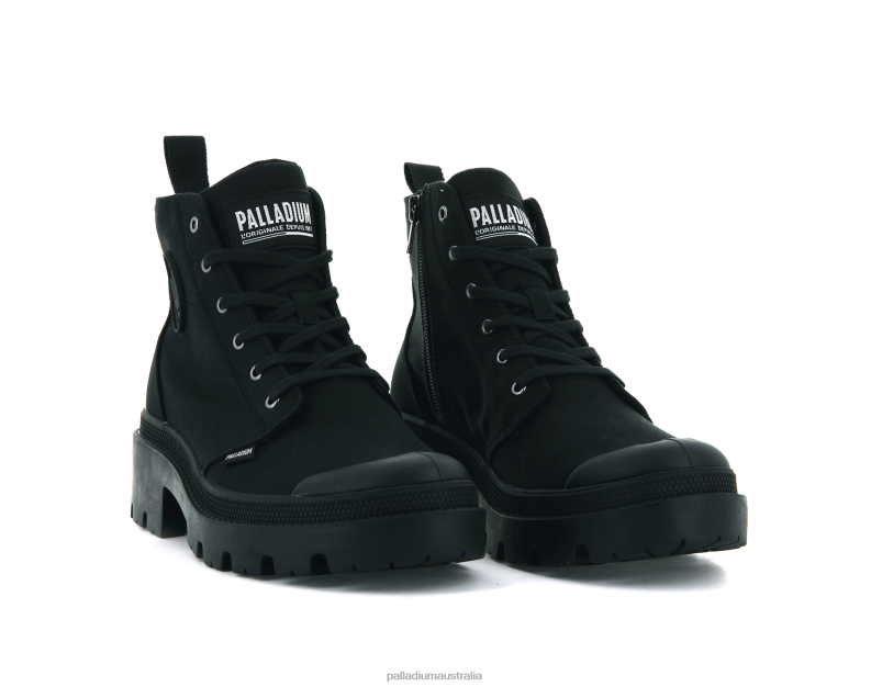 Palladium Women PALLABASE TWILL 2868N261 Boots BLACK