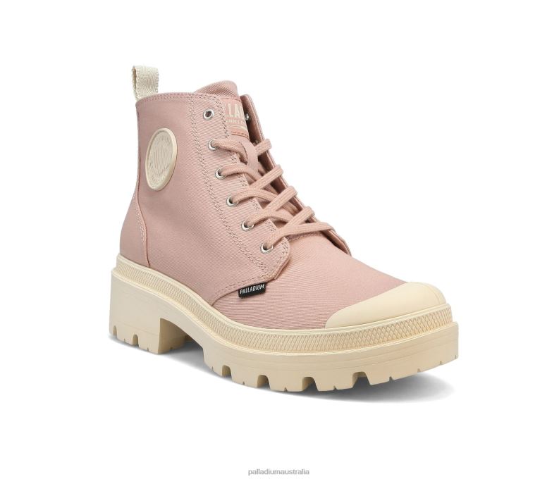 Palladium Women PALLABASE TWILL 2868N278 Boots PINK