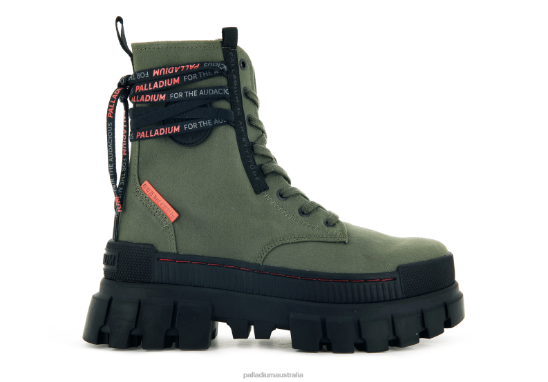 Palladium Women REVOLT BOOT TX 2868N236 Boots OLIVE NIGHT