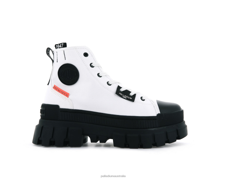 Palladium Women REVOLT HI TX 2868N250 Boots STAR WHITE