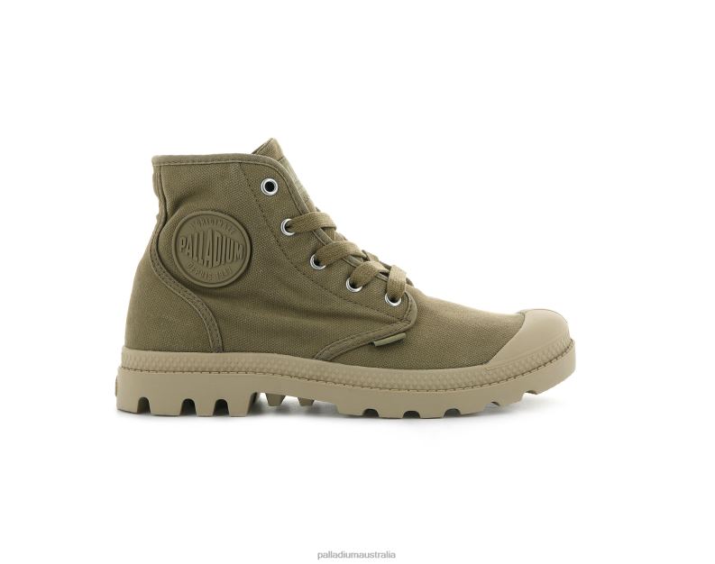 Palladium Women WOPAMPA HI 2868N255 Boots OLIVE/GINGER
