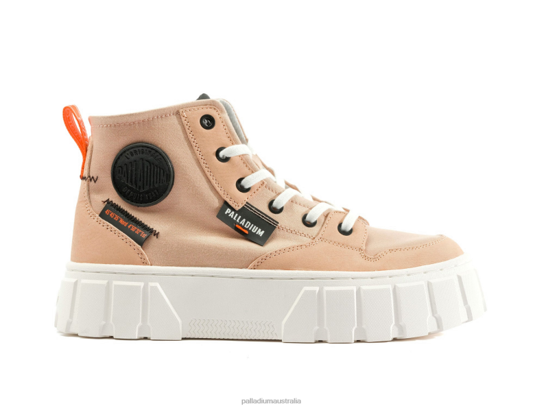 Palladium Women PALLATOWER HI 2868N287 Shoes NUDE DUST