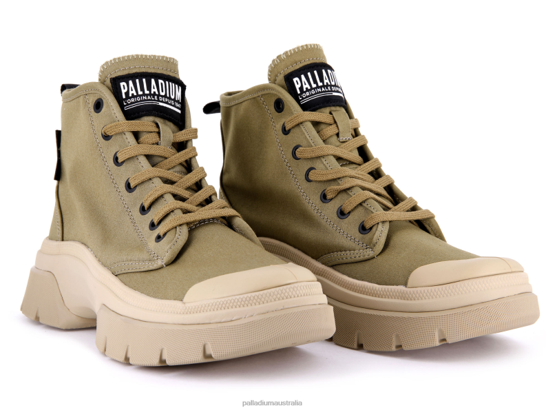 Palladium Women PALLAWAVE 2868N290 Shoes OLIVE