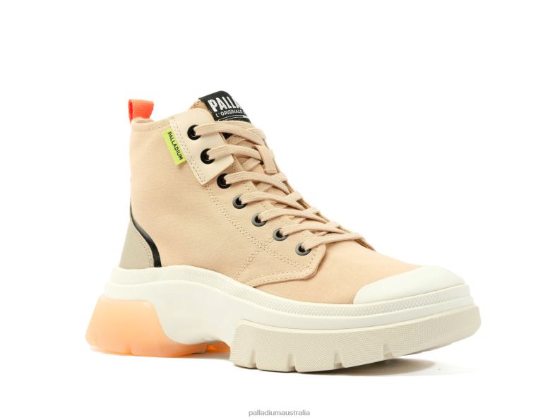 Palladium Women PALLAWAVE MID METRO 2868N281 Shoes NUDE DUST