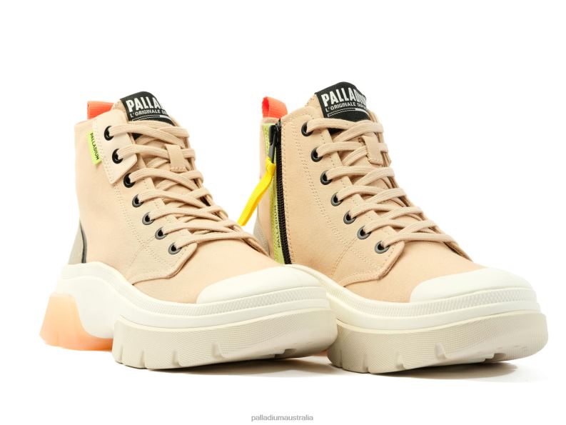 Palladium Women PALLAWAVE MID METRO 2868N281 Shoes NUDE DUST