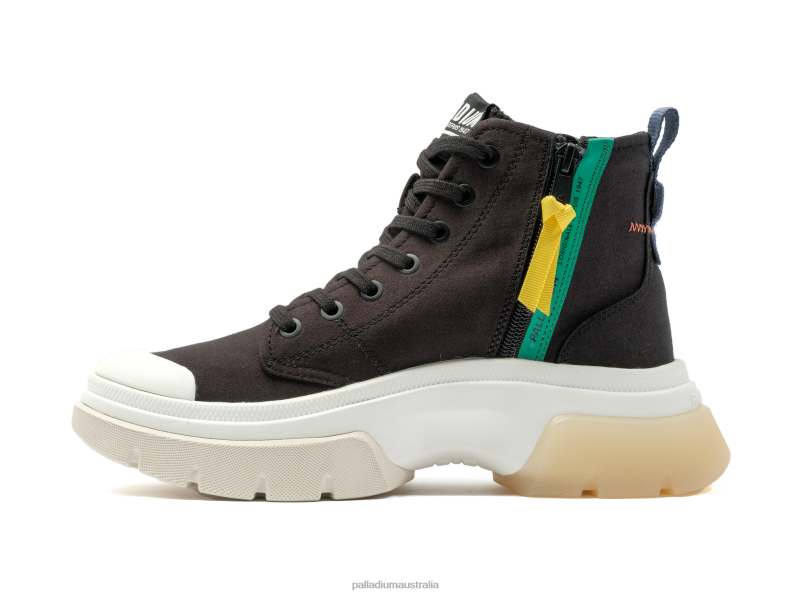 Palladium Women PALLAWAVE MID METRO 2868N282 Shoes BLACK