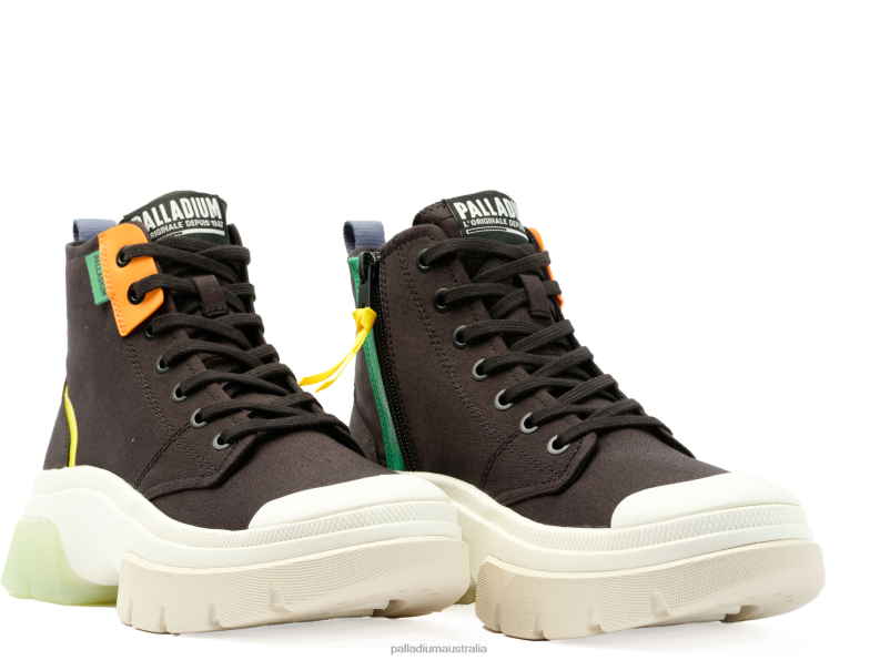 Palladium Women PALLAWAVE MID METRO 2868N282 Shoes BLACK