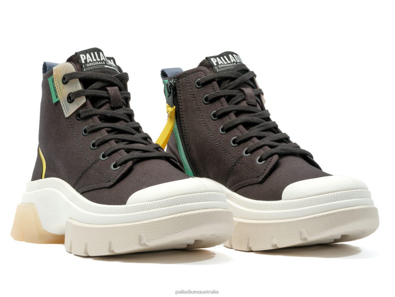 Palladium Women PALLAWAVE MID METRO 2868N282 Shoes BLACK