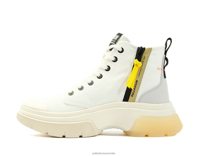 Palladium Women PALLAWAVE MID METRO 2868N285 Shoes STAR WHITE