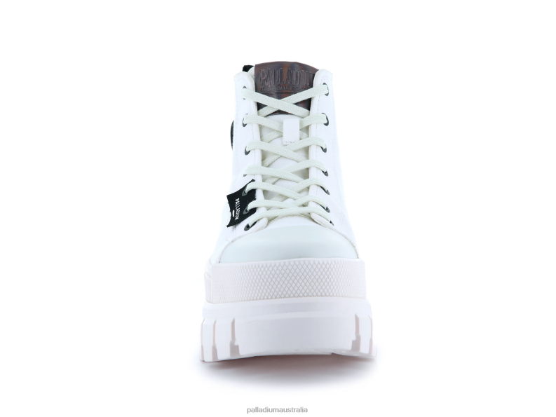 Palladium Women REVOLT HI TX 2868N299 Shoes STAR WHITE/MARSHMALLOW