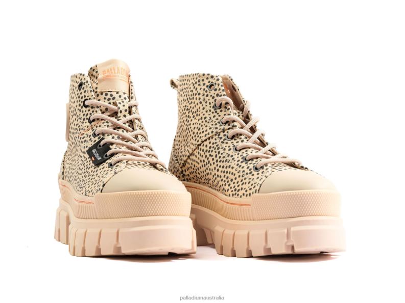 Palladium Women REVOLT SAFARI 2868N273 Shoes SAND PRINT