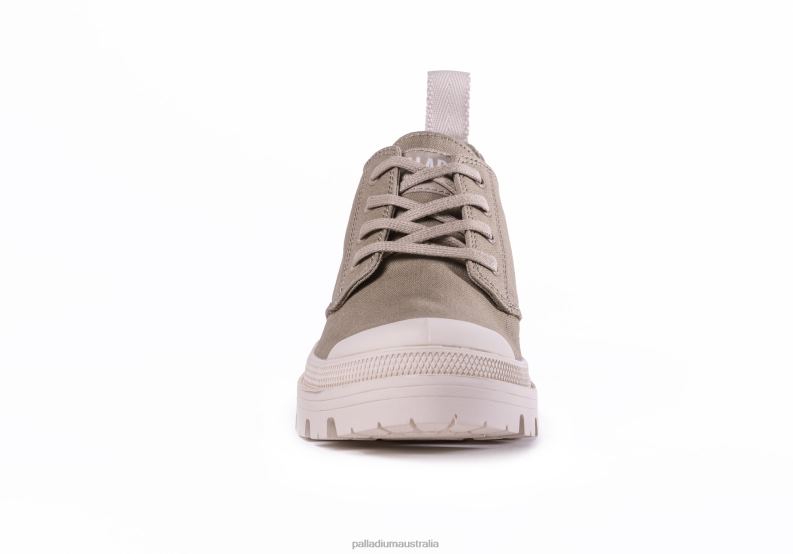 Palladium Women PALLABASE TWILL LO 2868N276 Shoes LIGHT GREY