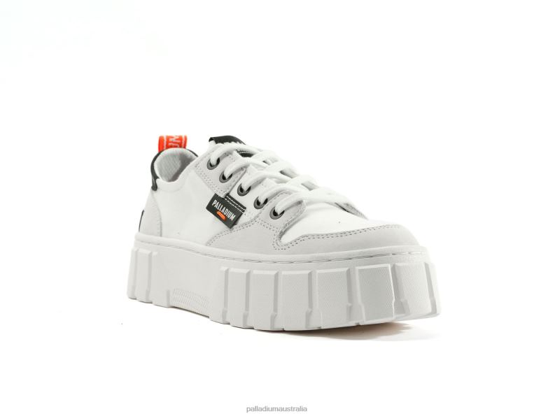 Palladium Women PALLATOWER LO 2868N309 Shoes STAR WHITE