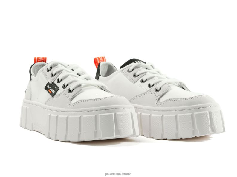 Palladium Women PALLATOWER LO 2868N309 Shoes STAR WHITE